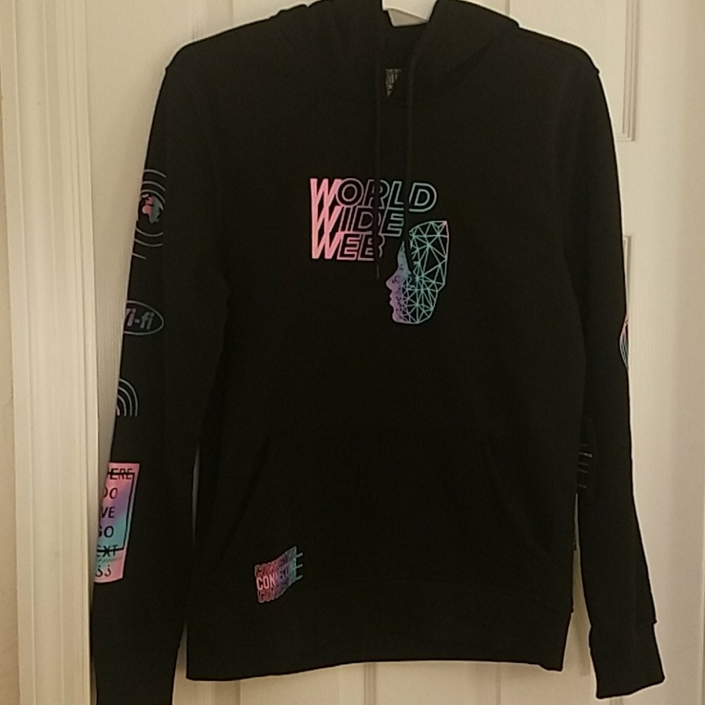 NWT Brooklyn Cloth Y2K Vaporwave Internet Hoodie
